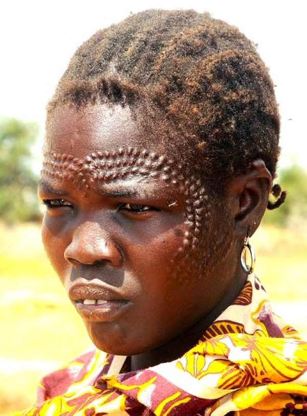 Karamajong boy with facial marking